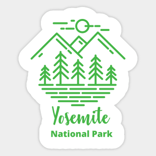 Yosemite National Park Sticker